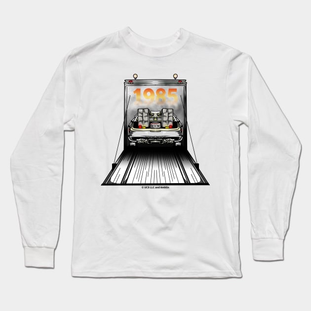 Back to the future DeLorean Long Sleeve T-Shirt by LICENSEDLEGIT